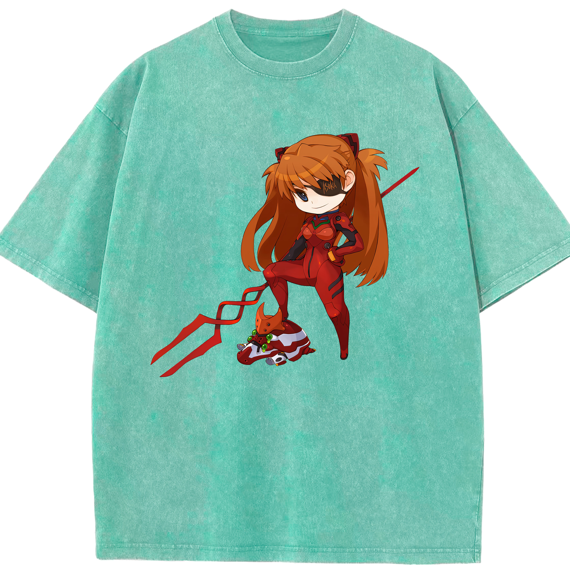 （画像用） EVA 新世紀エヴァンゲリオン 綿100% ヴィンテージ風 半袖Tシャツ（フロントプリント）